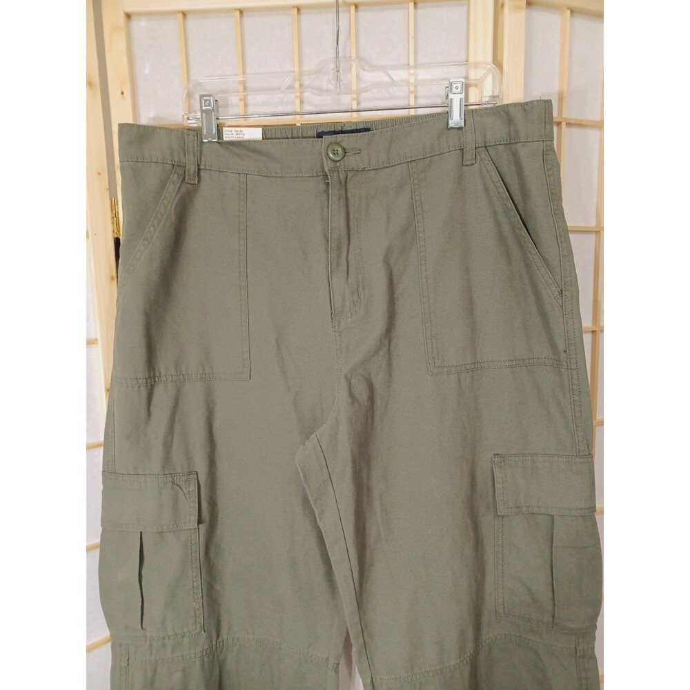 Aeropostale Women's Green Utility Cargo Pants  Mid-rise Relax Fit  XL - Picture 5 of 12